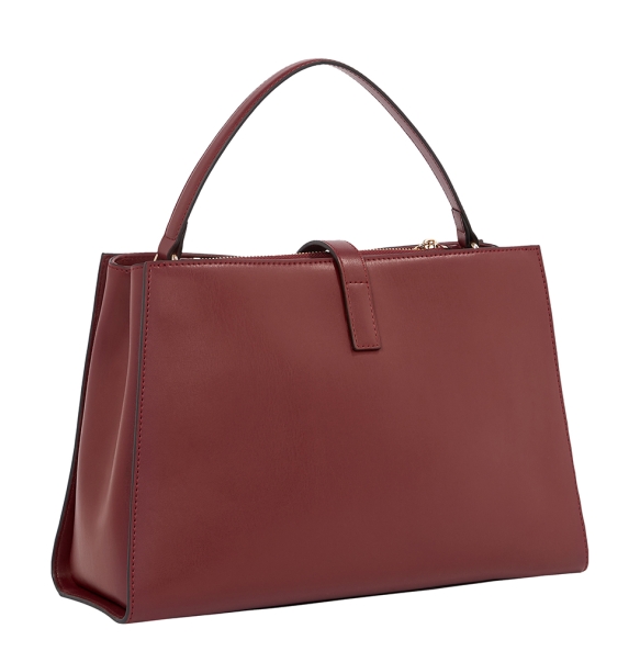 Τσάντα TOMMY HILFIGER TH Libre Satchel Crossbody 17724 Μπορντώ Τσάντα TOMMY HILFIGER TH Libre Satchel Crossbody 17724 Μπορντώ