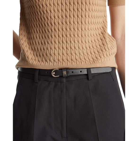 Ζώνη TOMMY HILFIGER Essential Effortless 1.5 17759 Μαύρο