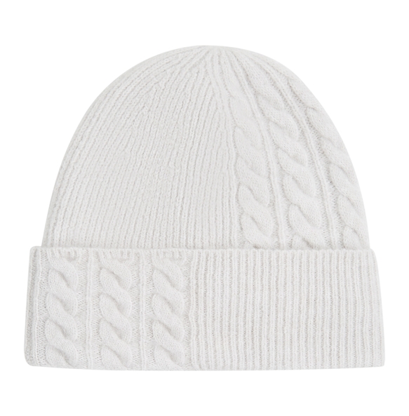 Σκουφάκι TOMMY HILFIGER Chic Fluffy Beanie 17784 Ανοιχτό Γκρι