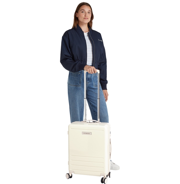 Bαλίτσα καμπίνας TOMMY HILFIGER TH Travel Cabin Case 17829 Εκρού