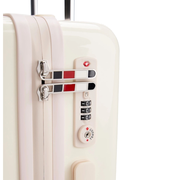Bαλίτσα καμπίνας TOMMY HILFIGER TH Travel Cabin Case 17829 Εκρού