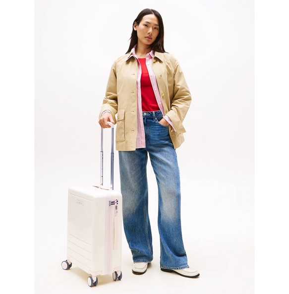 Bαλίτσα καμπίνας TOMMY HILFIGER TH Travel Cabin Case 17829 Εκρού
