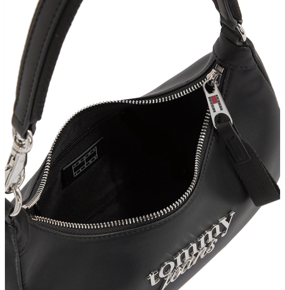 Τσάντα TOMMY HILFIGER Bold Script Shoulder Bag 17895 Μαύρο