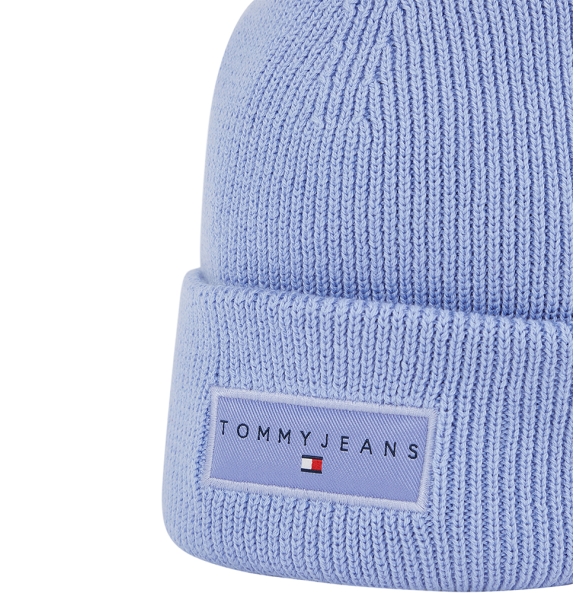 Σκουφάκι TOMMY HILFIGER TH Linear Logo Patch Beanie 17913 Μπλε