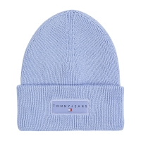 Σκουφάκι TOMMY HILFIGER TH Linear Logo Patch Beanie 17913 Μπλε
