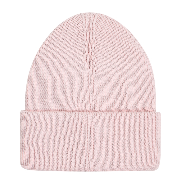 Σκουφάκι TOMMY HILFIGER TH Linear Logo Patch Beanie 17913 Ροζ
