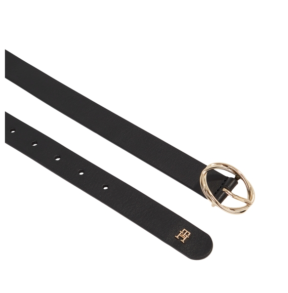 Ζώνη TOMMY HILFIGER TH Chic Twist Buckle 2.5 17932 Μαύρο