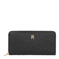 Πορτοφόλι TOMMY HILFIGER TH Icon Monogram Zip-Around 17955 Μαύρο