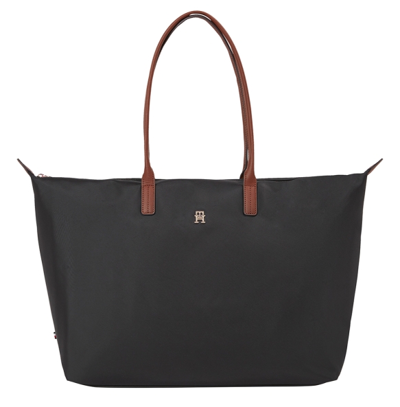 Τσάντα TOMMY HILFIGER TH Popette Maxi Tote 17996 Μαύρο Τσάντα TOMMY HILFIGER TH Popette Maxi Tote 17996 Μαύρο