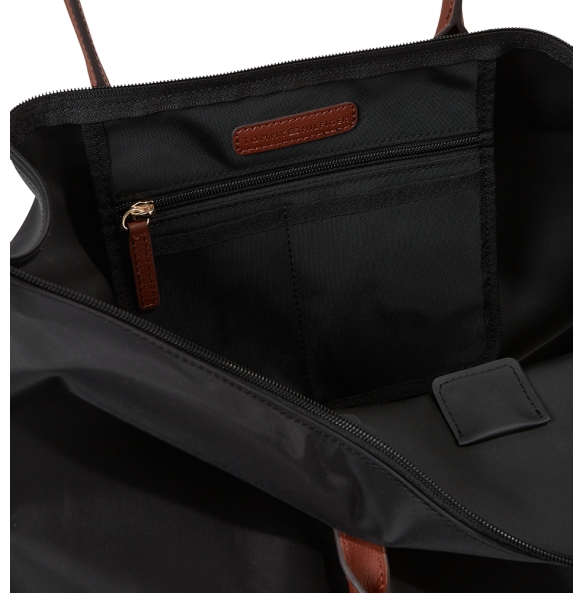 Τσάντα TOMMY HILFIGER TH Popette Maxi Tote 17996 Μαύρο Τσάντα TOMMY HILFIGER TH Popette Maxi Tote 17996 Μαύρο