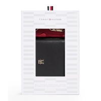 Πορτοφόλι TOMMY HILFIGER Zip Around And Charm 18041 Μαύρο
