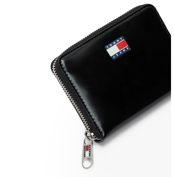Πορτοφόλι TOMMY HILFIGER Essential Zip Around 18090 Μαύρο Πορτοφόλι TOMMY HILFIGER Essential Zip Around 18090 Μαύρο
