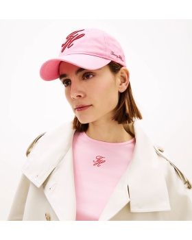 Kαπέλο TOMMY HILFIGER TH Embroidered Baseball Cap 18338 Ροζ