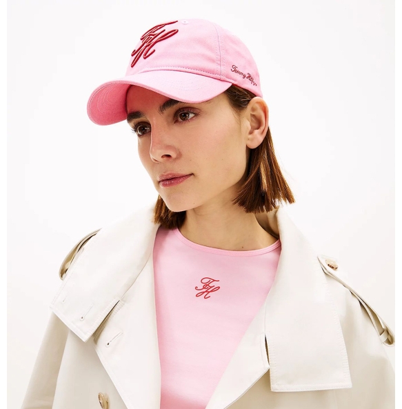 Kαπέλο TOMMY HILFIGER TH Embroidered Baseball Cap 18338 Ροζ Kαπέλο TOMMY HILFIGER TH Embroidered Baseball Cap 18338 Ροζ