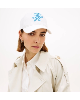 Kαπέλο TOMMY HILFIGER TH Embroidered Baseball Cap 18338 Λευκό