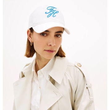 Kαπέλο TOMMY HILFIGER TH Embroidered Baseball Cap 18338 Λευκό