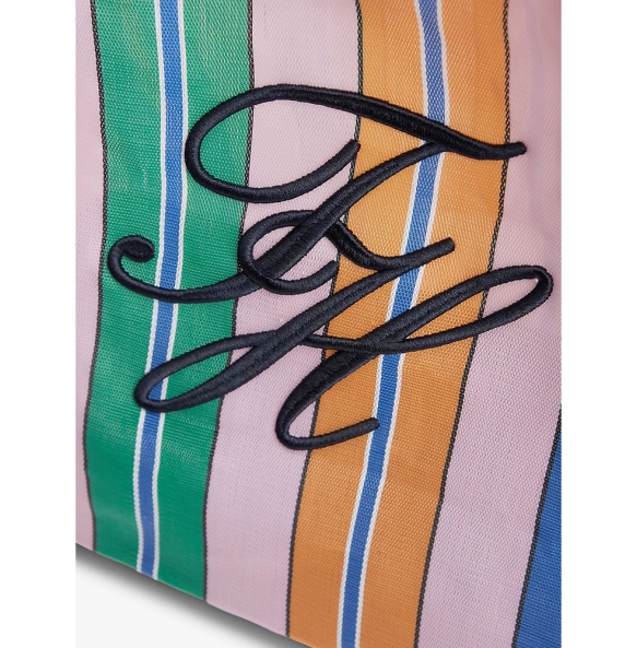 Τσάντα TOMMY HILFIGER TH Summer Tote Mesh18397 Πολύχρωμη