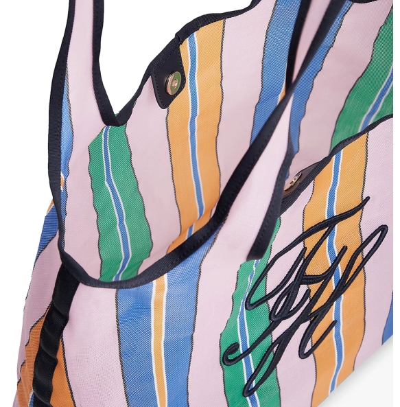 Τσάντα TOMMY HILFIGER TH Summer Tote Mesh18397 Πολύχρωμη