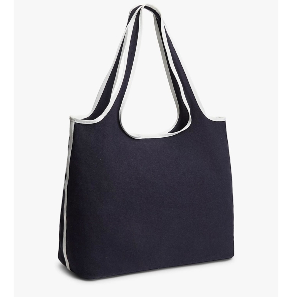 Τσάντα TOMMY HILFIGER TH Summer Tote Canvas 18398 Μπλε