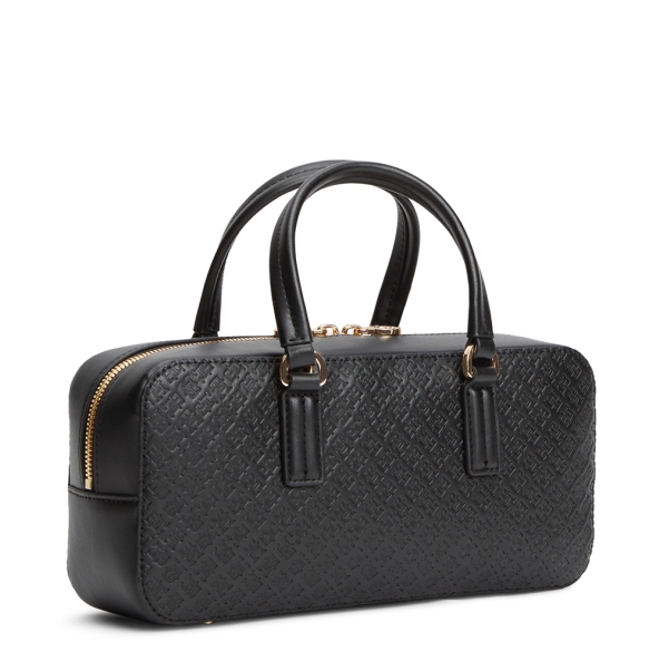 Τσάντα TOMMY HILFIGER TH Daily Crossover Monogram 18415 Μαύρο