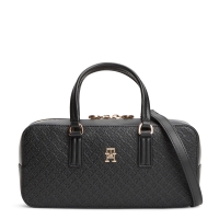 Τσάντα TOMMY HILFIGER TH Daily Crossover Monogram 18415 Μαύρο