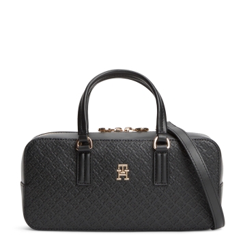 Τσάντα TOMMY HILFIGER TH Daily Crossover Monogram 18415 Μαύρο