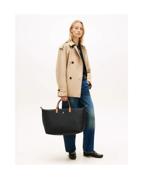 Τσάντα TOMMY HILFIGER TH Popette Weekender 18425 Μαύρο