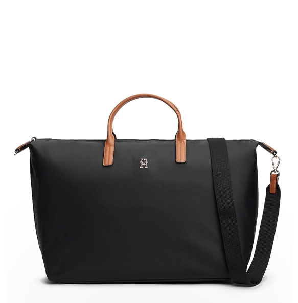 Τσάντα TOMMY HILFIGER TH Popette Weekender 18425 Μαύρο