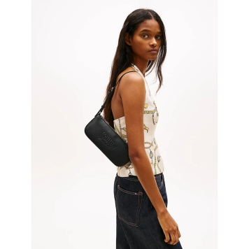 Τσάντα TOMMY HILFIGER TJW Must Shoulder Bag 18449 Μαύρο
