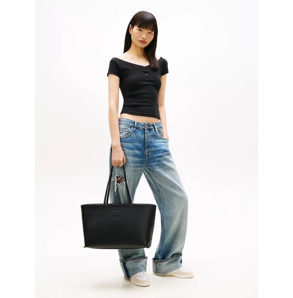 Τσάντα  TOMMY HILFIGER TJW Must Tote 18455 Μαύρο