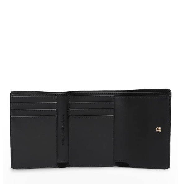 Πορτοφόλι TOMMY HILFIGER TH Icon Trifold Mono18484 Μαύρο