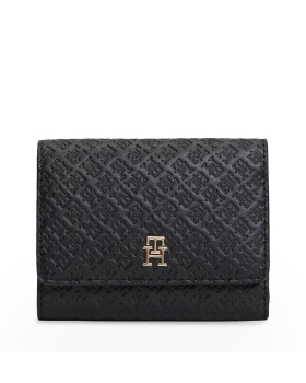 Πορτοφόλι TOMMY HILFIGER TH Icon Trifold Mono18484 Μαύρο