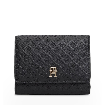 Πορτοφόλι TOMMY HILFIGER TH Icon Trifold Mono18484 Μαύρο