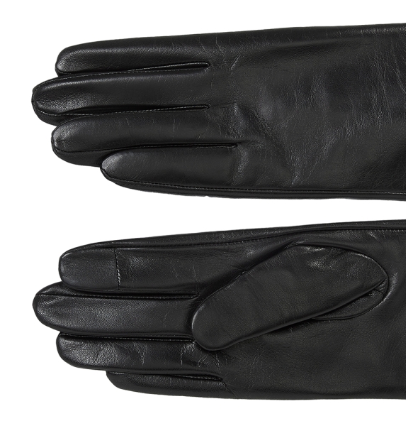 Δερμάτινα γάντια TOMMY HILFIGER TH Elevated Chic 18586 Μαύρο