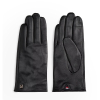 Δερμάτινα γάντια TOMMY HILFIGER TH Elevated Chic 18586 Μαύρο