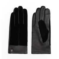 Δερμάτινα γάντια TOMMY HILFIGER TH Suede 18590 Μαύρο