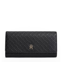 Πορτοφόλι TOMMY HILFIGER TH Icon Large Flap 18593 Μαύρο