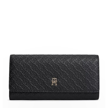 Πορτοφόλι TOMMY HILFIGER TH Icon Large Flap 18593 Μαύρο