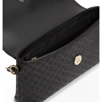 Τσάντα TOMMY HILFIGER TH Icon Pouch Monogram 18602 Μαύρο