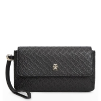 Τσάντα TOMMY HILFIGER TH Icon Pouch Monogram 18602 Μαύρο