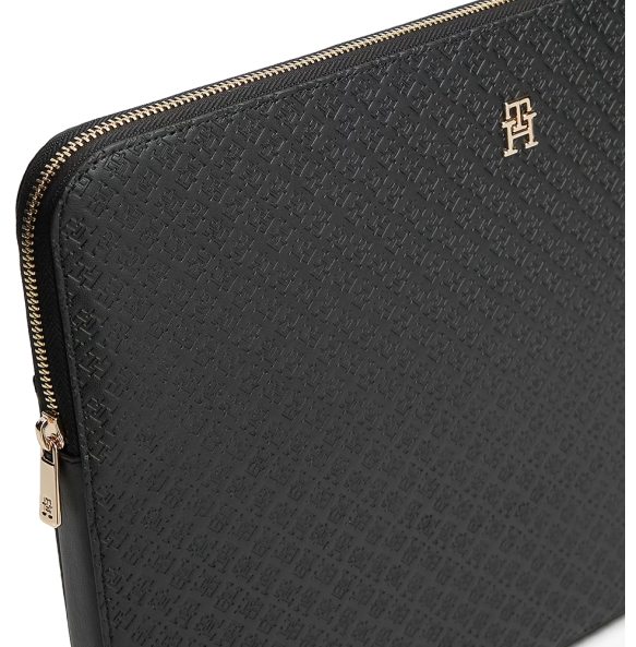 Θήκη Laptop TOMMY HILFIGER TH Icon Sleeve Monogram 18603 Μαύρο