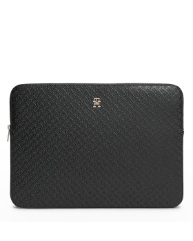 Θήκη Laptop TOMMY HILFIGER TH Icon Sleeve Monogram 18603 Μαύρο