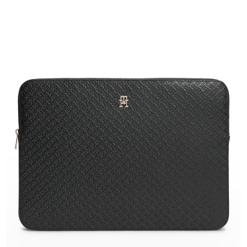 Θήκη Laptop TOMMY HILFIGER TH Icon Sleeve Monogram 18603 Μαύρο