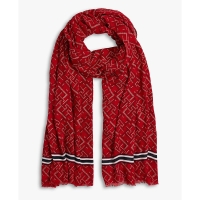 Φουλάρι TOMMY HILFIGER TH Monogram 18605 Κόκκινο