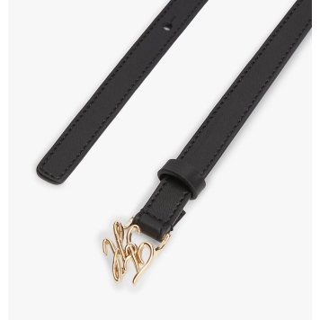 Ζώνη TOMMY HILFIGER TH Script 1.5 18609 Μαύρο