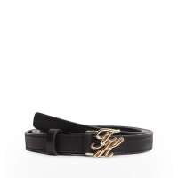 Ζώνη TOMMY HILFIGER TH Script 1.5 18609 Μαύρο