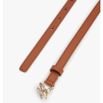 Ζώνη TOMMY HILFIGER TH Script 1.5 18609 Καφέ