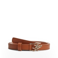Ζώνη TOMMY HILFIGER TH Script 1.5 18609 Καφέ