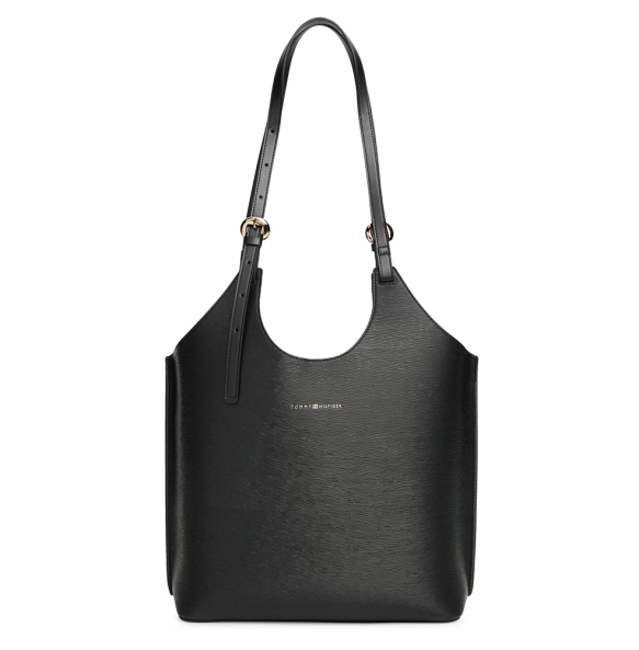 Τσάντα TOMMY HILFIGER TH Modern Tote 18618 Μαύρο Τσάντα TOMMY HILFIGER TH Modern Tote 18618 Μαύρο