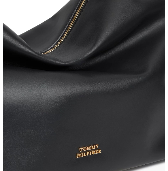 Τσάντα TOMMY HILFIGER TH Statement Leather Bag 18621 Μαύρο